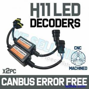 2X H8 H11 LED Headlight Canbus Error Free Warning Resistors Decoder Anti Flicker