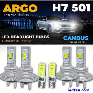 For Peugeot 3008 Led Xenon White High Low Headlight Side Light Bulbs 2009-2016