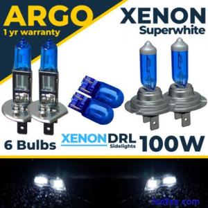 For Vauxhall Corsa D Headlight DRL 100w 2011-15 Xenon White Led Side Light Bulbs