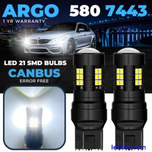 T20 DRL 580 Led Side Light Bulbs Canbus Vauxhall Insignia Corsa D Astra J 7443