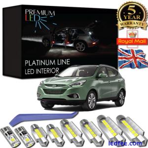 Hyundai IX35 LED Interior Kit Premium 7 SMD Bulbs White Error Free IX55 IX20