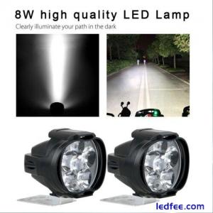 Motorcycle Headlights Spot Front Fog Lights LED Waterproof Work Lamps 12-Volt