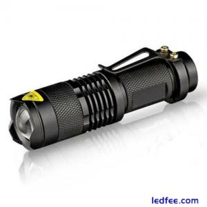 Small Tactical Torch Mini Handheld Powerful LED Pocket Flashlight Super Bright