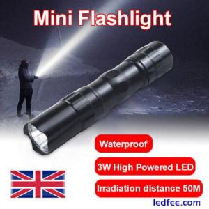 LED Bright Torch Small Pocket Mini Camping Powerful Flashlight Light Lamp