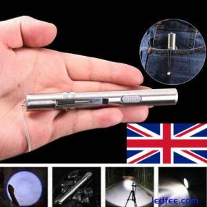 8000Lumens Portable Super Bright Led USB Rechargeable Pen Pocket Torch Lamp