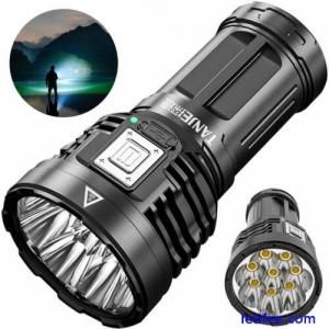 Super Bright Torch 8 LED Flashlight USB Rechargeable HOT Tactical Outdoor O0Q2