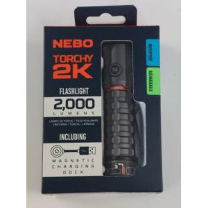 Nebo Torchy 2K Lumens Li-Ion Waterproof USB Rechargeable Flashlight / Torch