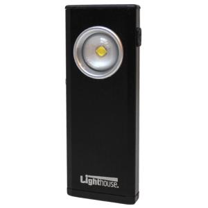 Lighthouse Rechargeable Mini Slimline 500 Lumens LED Torch/Lamp, L/HEM10BLKR