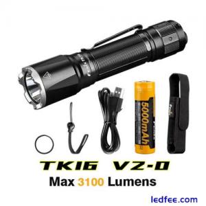 Fenix TK16 V2.0 V2 LED 3100 Lumens Tactical Long Throw Flashlight Torch