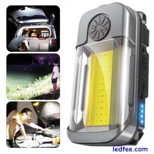 Portable COB LED Work Light Car Garage Mechanic USB Led Rechargeable Torch Lamp 
