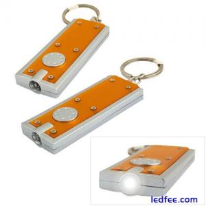 2x LED Keyring Torch Superbright Mini Handbag Pocket Keychain Flashlight Camping