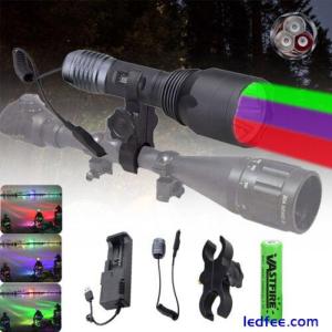 Gun 50000LM Red Green Flashlig...