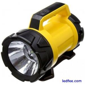 NEW Large heavy Duty Rubber Torch Shock Proof ULTRA Bright LED Lamp Free P&P UK