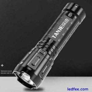 Super-Bright LED Tactical Flashlight USB Rechargeable With Torch Battery B7