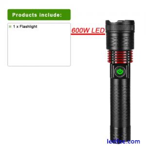 Flashlight Rechargeable Torch Lamp LED Tactical Lighting Ultra Powerful Light