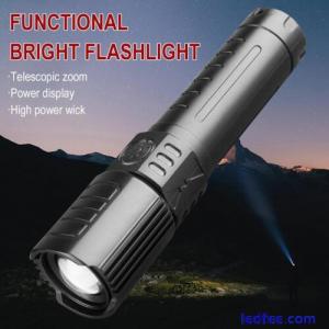 Super Bright LED Tactical Flashlight Work Lights USB-Rechargeable·