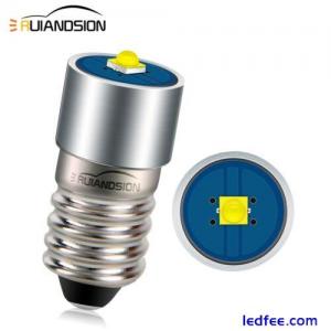 1pc 3V E10 LED 2525 3W Screw Base Torch Flashlight Bulb Replace light Bulb White