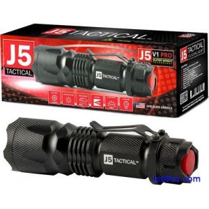 LED Flashlight J5 Tactical V1 Pro - Blinding Bright **AUTHORIZED DEALER