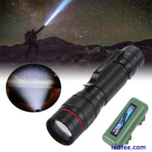 1200000LM Rechargeable LED Flashlight Super Bright Box Torch Tactical Work Light