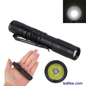 500LM XPE-R3 LED Lamp Clip Mini Penlight Handheld Flashlight AAA Torch Light US