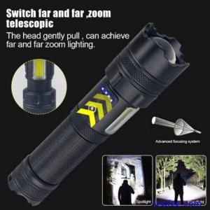 U360 Super Bright LED Flashlight USB Rechargeable COB Work Light Waterproof US