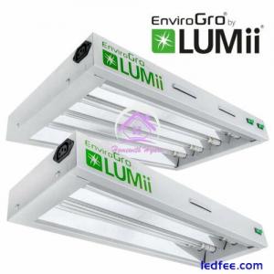 LUMii EnviroGro TLED Propagation LED Grow Tent Light Hydroponics 2 or 4 Tube 