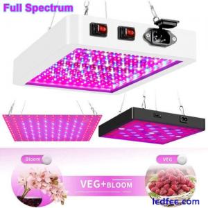 LED Grow Light Panel Full Spectrum Hydroponic Plant Veg Flower Lamp Lighting UK