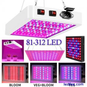 LED Grow Light Kit Full Spectrum Lamp For Panel Indoor Veg Flower Plant UV/IR UK