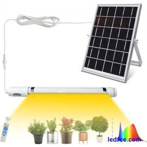 Bright Solar Powered Grow Light Full Spectrum Growing Lamp Led For Outdoor Indoo