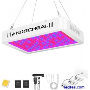 KOSCHEAL 1200w LED Plant Grow Light Full Spectrum Daisy Chain with Samsung LM30
