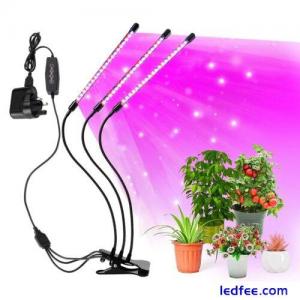 60W LED Grow Light for Indoor Plant Spectrum Clip Growing Lamp for House Garden