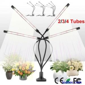 2/3/4 Tubes USB LED Grow Lights Bars Clip-On Sunlight Lamp for Indoor Plants
