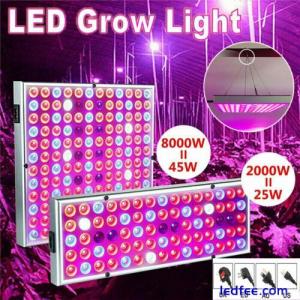 8000W LED Grow Light Hydroponic Full Spectrum Indoor Veg Flower Plant Lamp Panel
