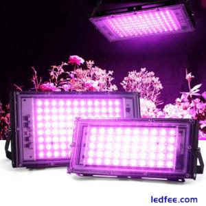 50W LED Grow Light Full Spectrum Growing Lamp Panel For Plants Flower Hydropo BU