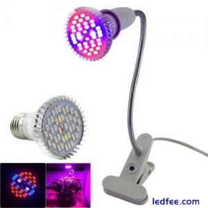 40 led Full Spectrum plant grow light lamp Flexible Desk Clip for Indoor Garden