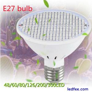 Full Spectrum E27 300 LED Growing Lights Bulb Lamp for Hydroponic Indoor Plant