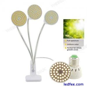 60/80 LED Grow light for indoor plant flower Full Spectrum sunlight lamp 9H