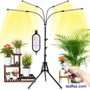 WOLEZEK Grow Lights for Indoor Plants, 80Leds Plant Light with Stand for Tall