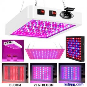 LED Grow Light Full Spectrum Hydroponic Indoor Flower Vegetable Plant Panel Lamp
