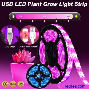 LED Hydroponic Grow Lights Strip Dimmable Waterproof Flower Plants Growing Lamp