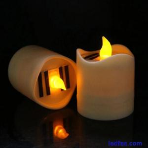 flame candles light electric power by solar +FREE SHIPPING