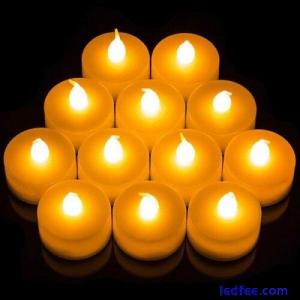 FLAMELESS LED CANDLE BATTERY OPERATED TEA LIGHT FLICKERING CHRISTMAS CELEBRATION