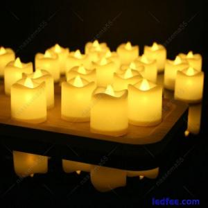 24PCS Led Tea Lights Candles LED FLICKERING Battery Operated Wedding Christmas