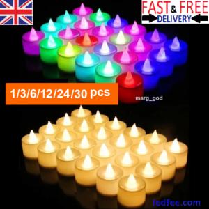Led Tea Lights Candles LED FLAMELESS Battery Operated UK SELLER✔FAST SHIPPING✔