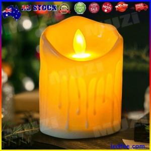 Christmas Decor LED Flameless Candles Lamp LED Candles Light (7.5*10cm) #