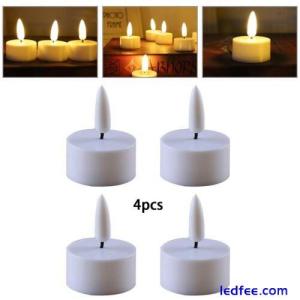 Safe and Realistic Flame LED Tea Lights Set of 24 Flickering Electric Candles