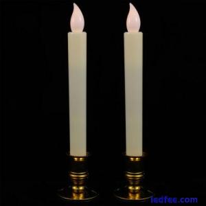 2 Pcs Candle Light - Candles Fine Workmanship Strip