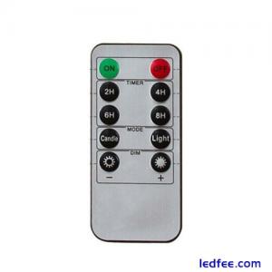 Universal Remote Control With Timer Function for Flickering LED Candles