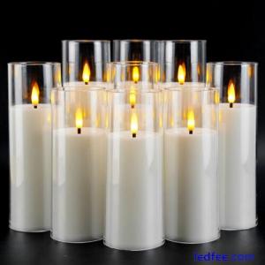   9pcs LED flameless candle lights simulate romantic wedding candles