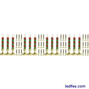  48 Pcs Christmas Supplies Battery Candles LED Pillar Electric